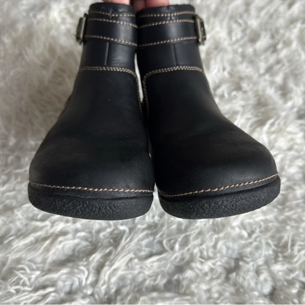 Duluth Trading Co Andina Leather Short Boots/Boots Sz 9 Black - Picture 5 of 12